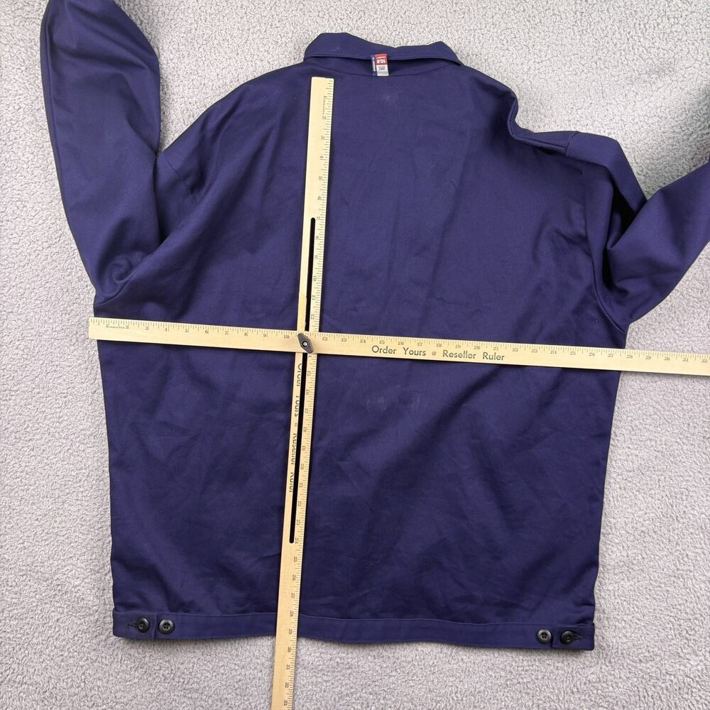 Big Bill Jacket Mens Extra Large Blue FR Indura Flame Resistant Work Wear Navy - Picture 9 of 16
